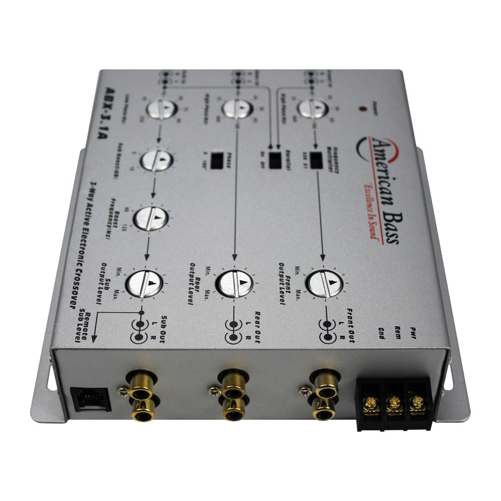 American Bass ABX31A 3 Way Active Digital Crossover