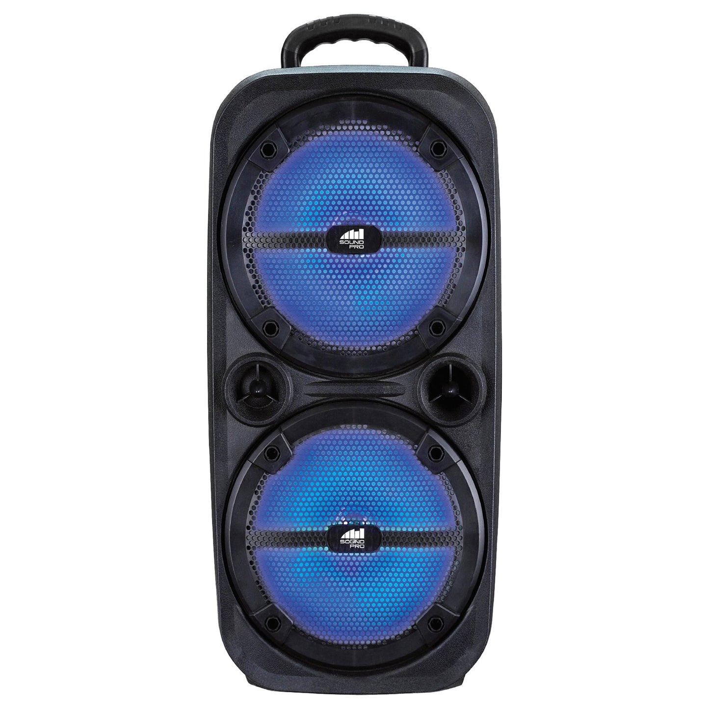 Naxa NDS-8502 Sound Pro Dual 8" 4,000W Bluetooth Wireless Speaker w/Light & Mic