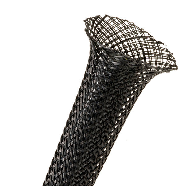 XSCORPION ET341BK 3/4 Expandable Braided Sleeve Black (100 feet)