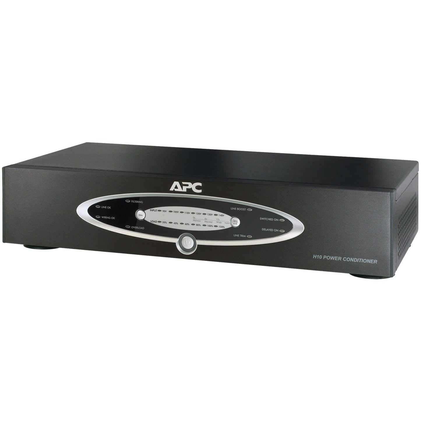 Apc H10BLK 12-Outlet H-Type Rack-Mountable Power Conditioner wCoaxial Protection