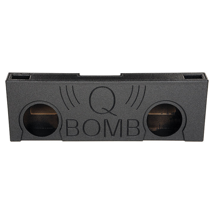 QPower QBGMC07212 DUAL 12" GMC 2007-2013 CREW CAB UNDER SEAT QBOMB
