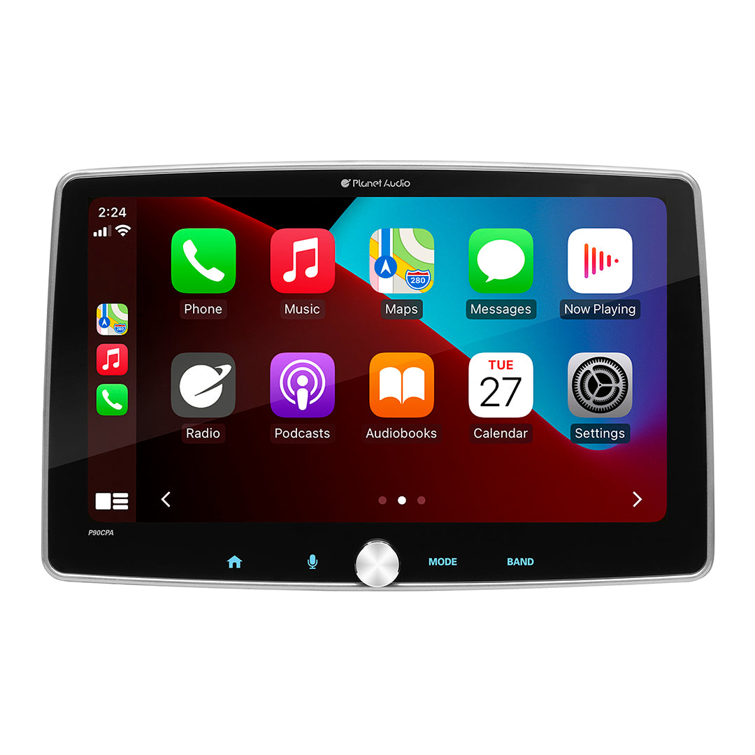 Planet Audio P100CPA 10.1" Single DIN Mechless Swivel Touchscreen, Bluetooth