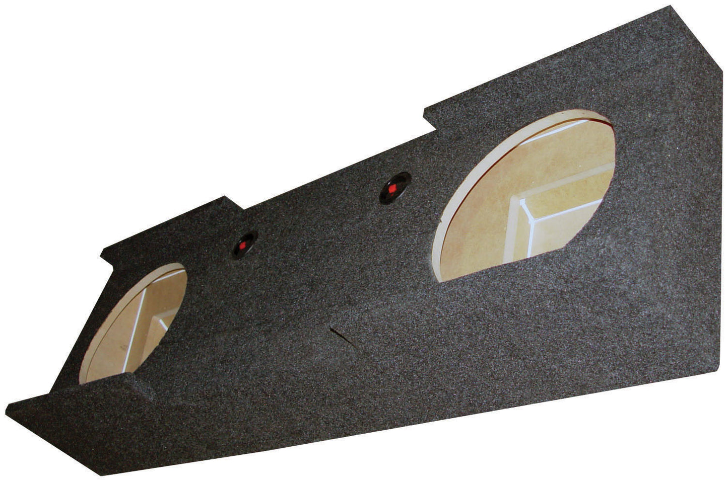Empty Woofer Box Qpower Dual 12" Gmc Crew Cab '07-'08