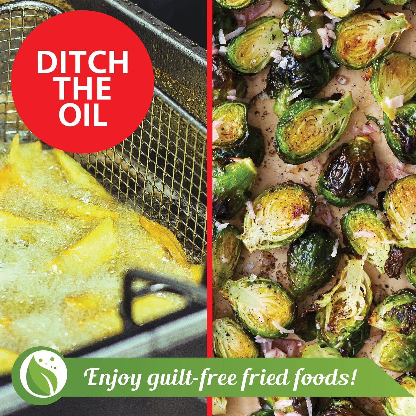 Brentwood App. AF-300BKC 3.2qt 1200W Air Fryer Timer & Temp Control Black/Copper