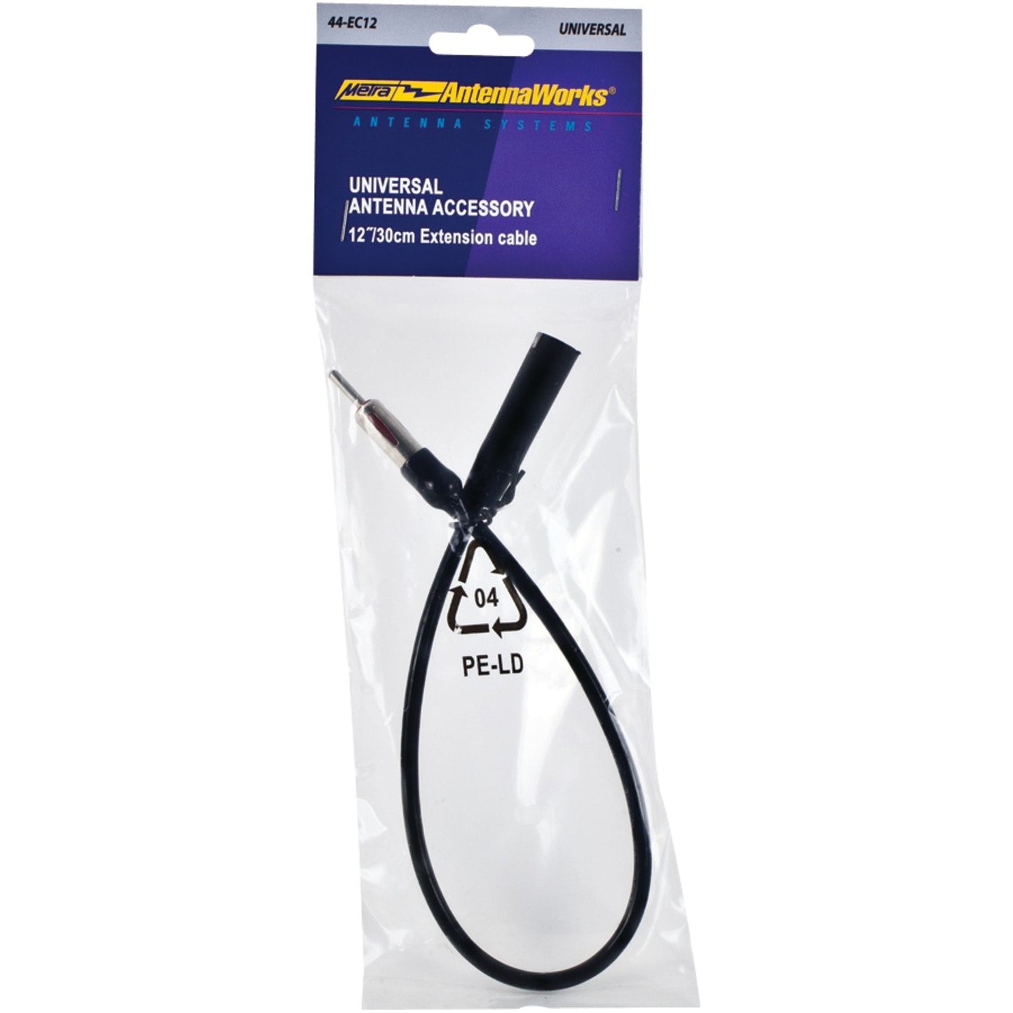 Metra 44-EC12 Antenna Adapter Extension Cable, 1ft