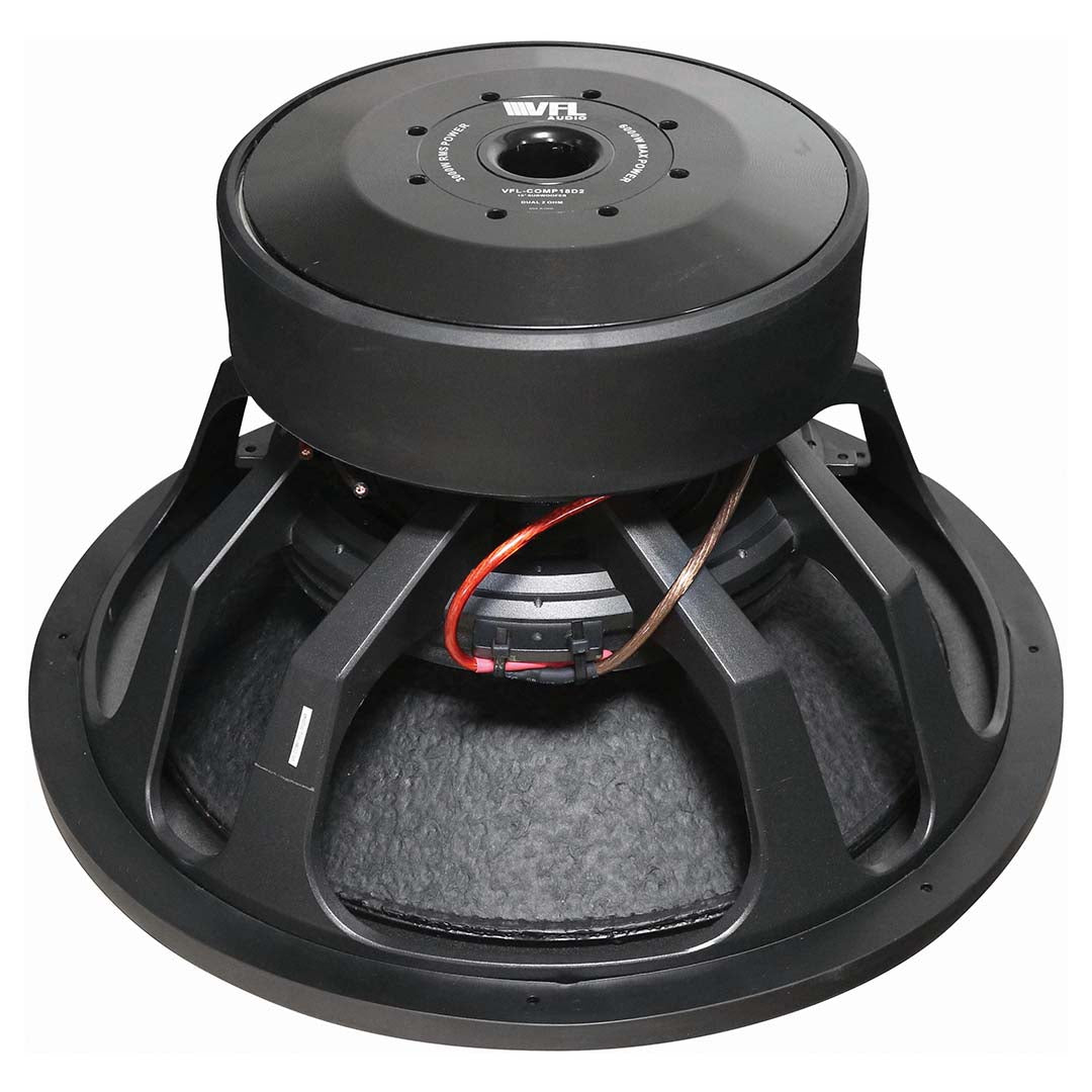 VFL Audio VFLCOMP1822 18" Woofer, 3000W RMS/6000W Max, Dual 2 Ohm Voice Coils