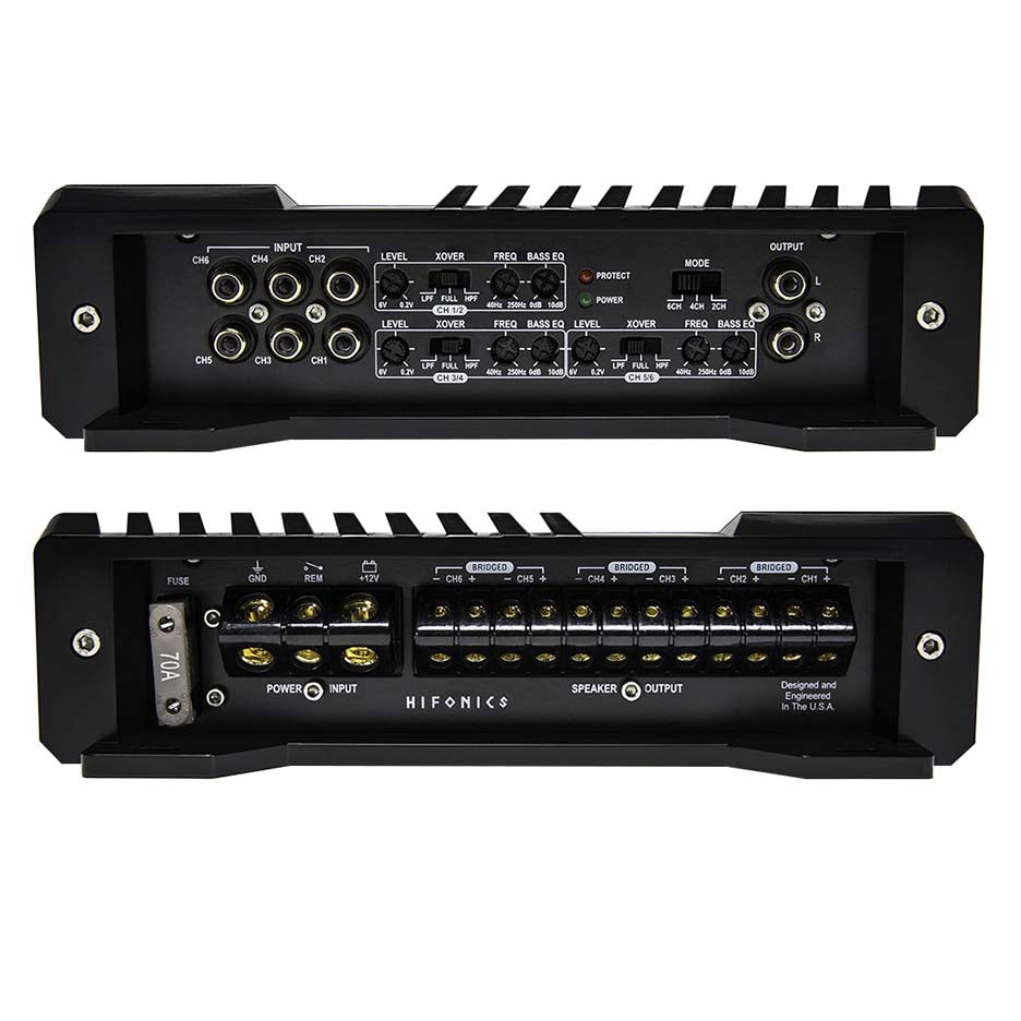 Hifonics TMA10006 Thor 6 Channel 1000 Watt Marine Amplifier