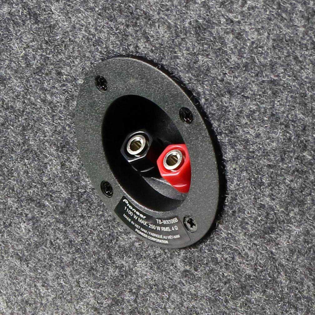 Pioneer TSWX126B 12" Single Passive Loaded Compact Sub Enclosure 1300W 4ohm SVC