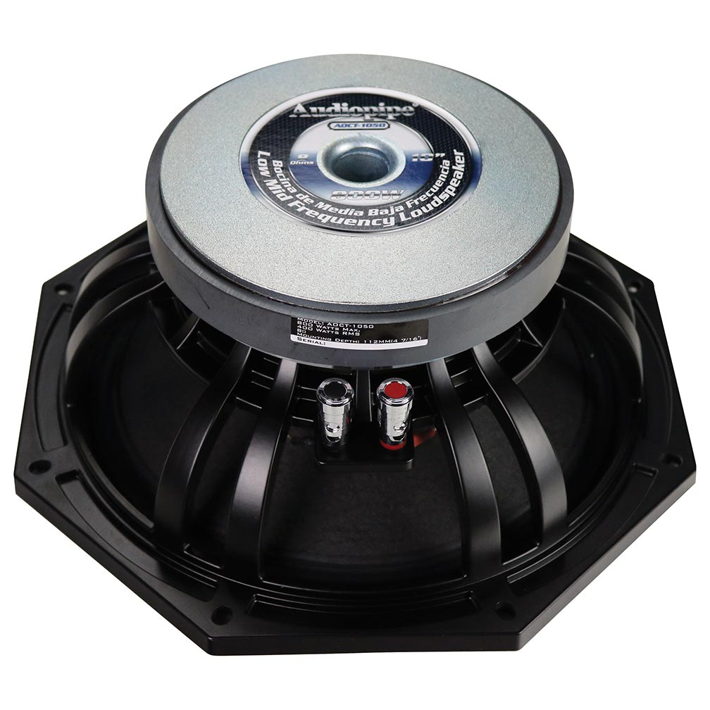 Audiopipe AOCT1050 10" Octagon Low Mid-FrequencyLoudspeaker