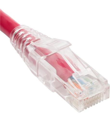 Icc ICPCST25RD Patch Cord Cat6 Clear Boot 25' Red