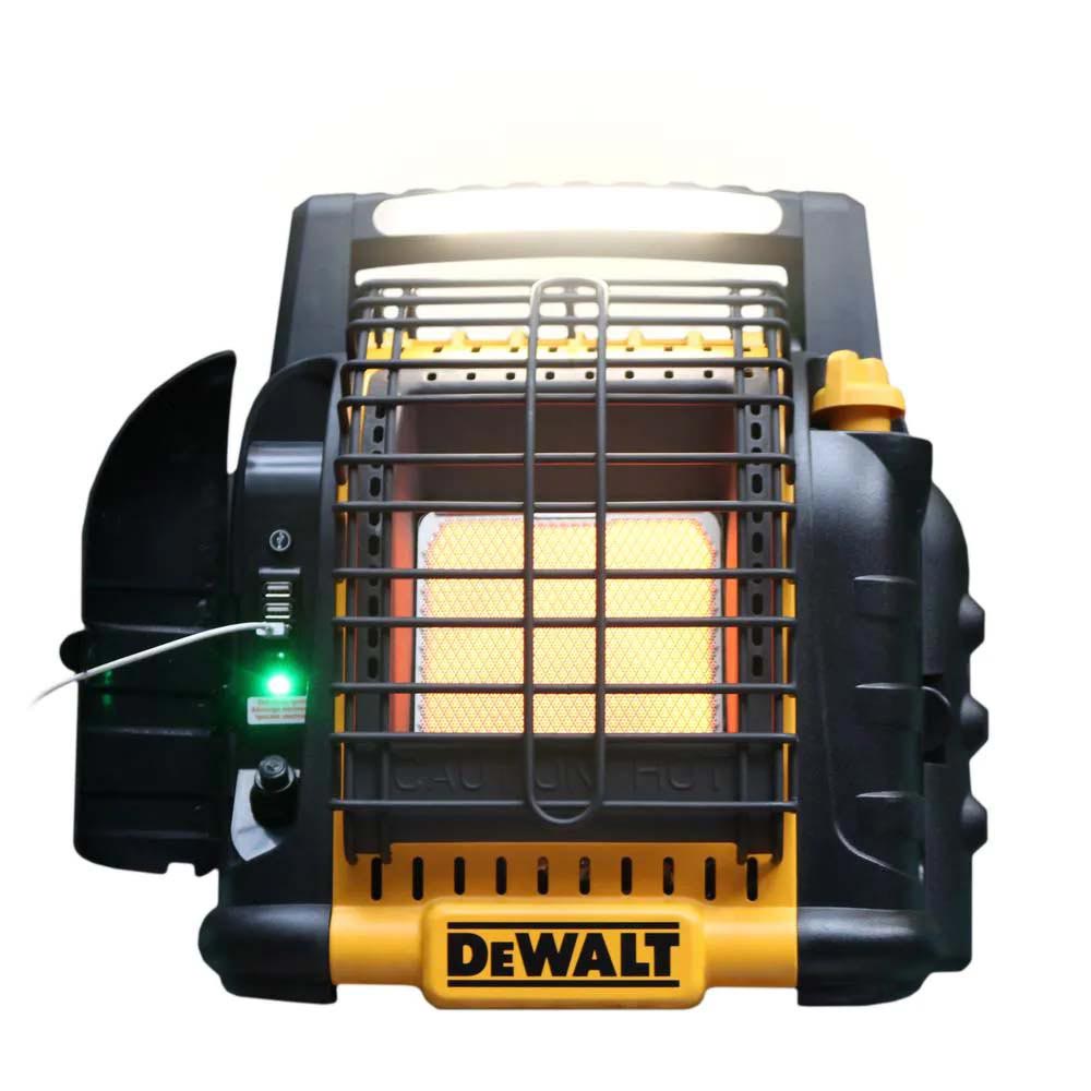 Mr. Heater F332000 DXH12B Dewalt 12,000 BTU Cordless Portable Propane Radiant Heater