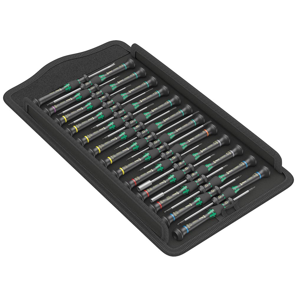 Wera 05134000001 Kraftform Micro Big Pack 1 Screwdriver Set for Electronic 25 pc