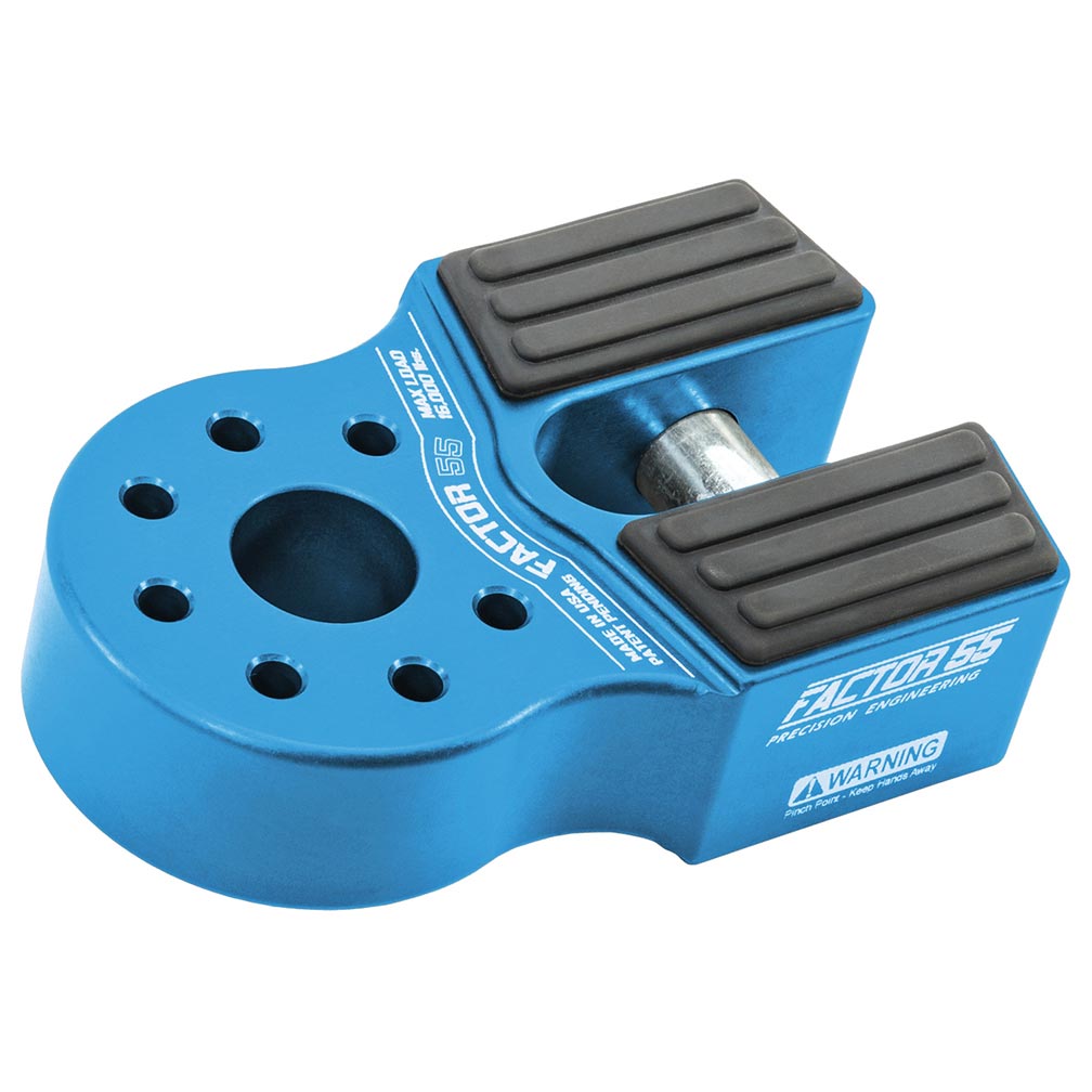 Factor55 5002 Flatlink Winch Shackle Mount Assembly-Blue