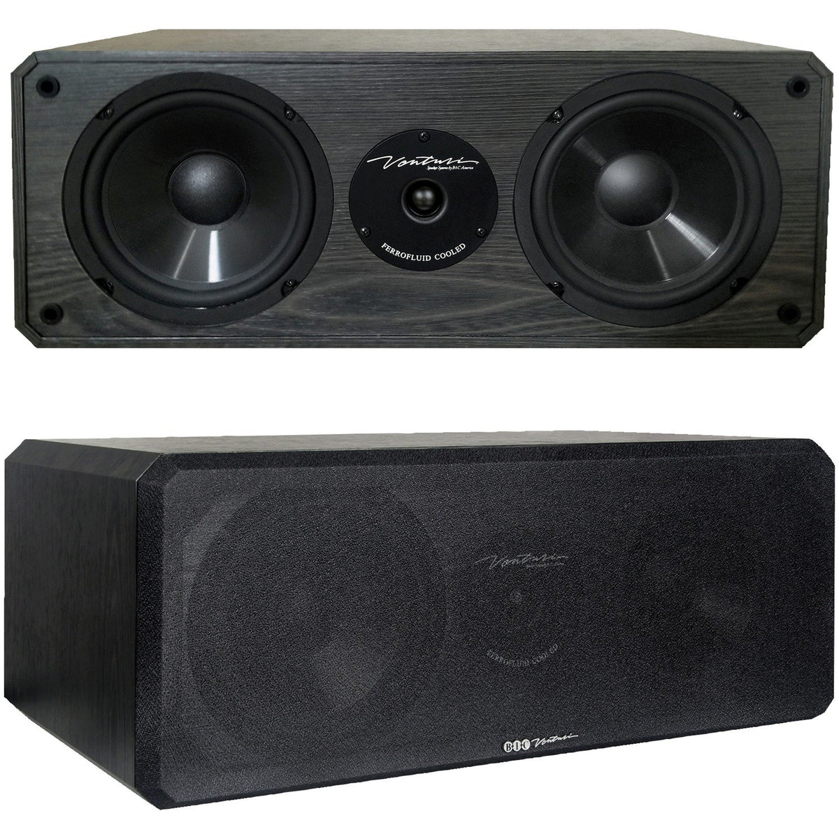 BIC AMERICA BICDV62CLR 2-Way 3-Driver Center-Channel Speaker (6.5 Inch, 175W)