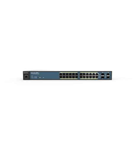 EnGenius EWS1200-28TFP 24-Port Managed GbE 410W PoE+ Switch w/4