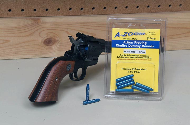 A-Zoom 12204 22 Win Mag Dummy Rounds 6 Pk