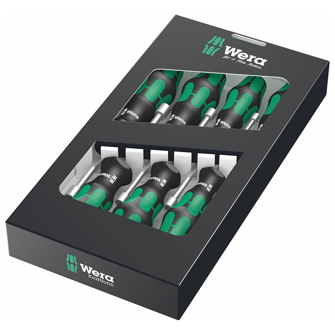 Wera 05029510001 Metric Nutdriver Set (7-Piece Set)
