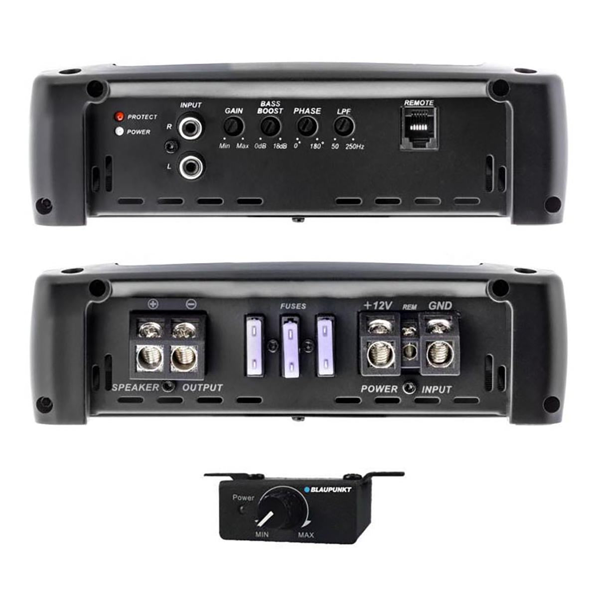 Blaupunkt AMP4000D Monoblock Amplifier, 1000W RMS/4000W MAX