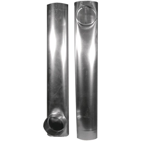 Deflecto DAF2 Skinny Duct™ Telescoping Aluminum Vent (27"– 48")