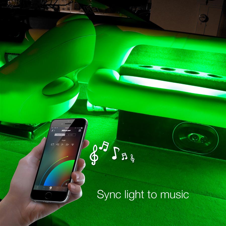 XKGlow XKBOATPRO Boat PRO App Kit - 16 Piece Kit