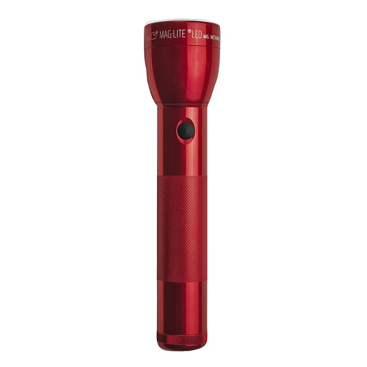 Maglite ML300LS2035 2 Cell D Led Flashlight Red-Gift Box