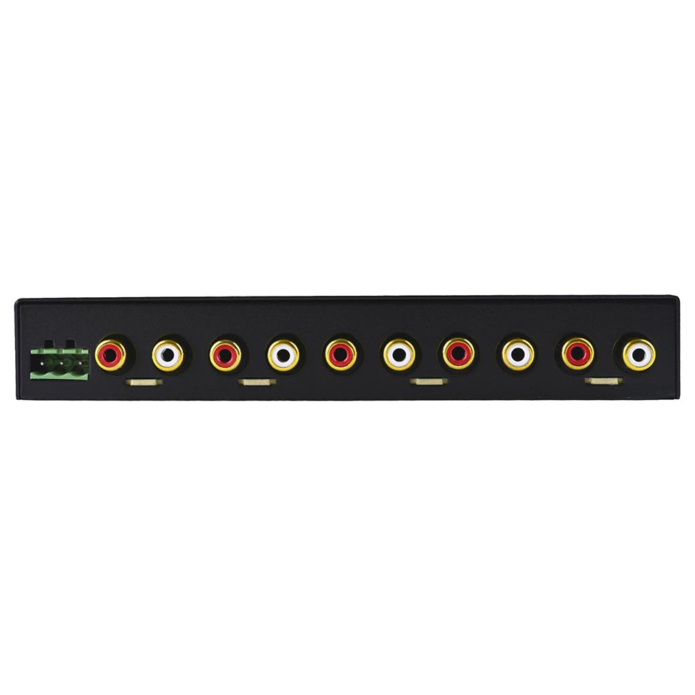 Audiodrift DEQ500 4 Band Graphic Equalizer with Subwoofer Output