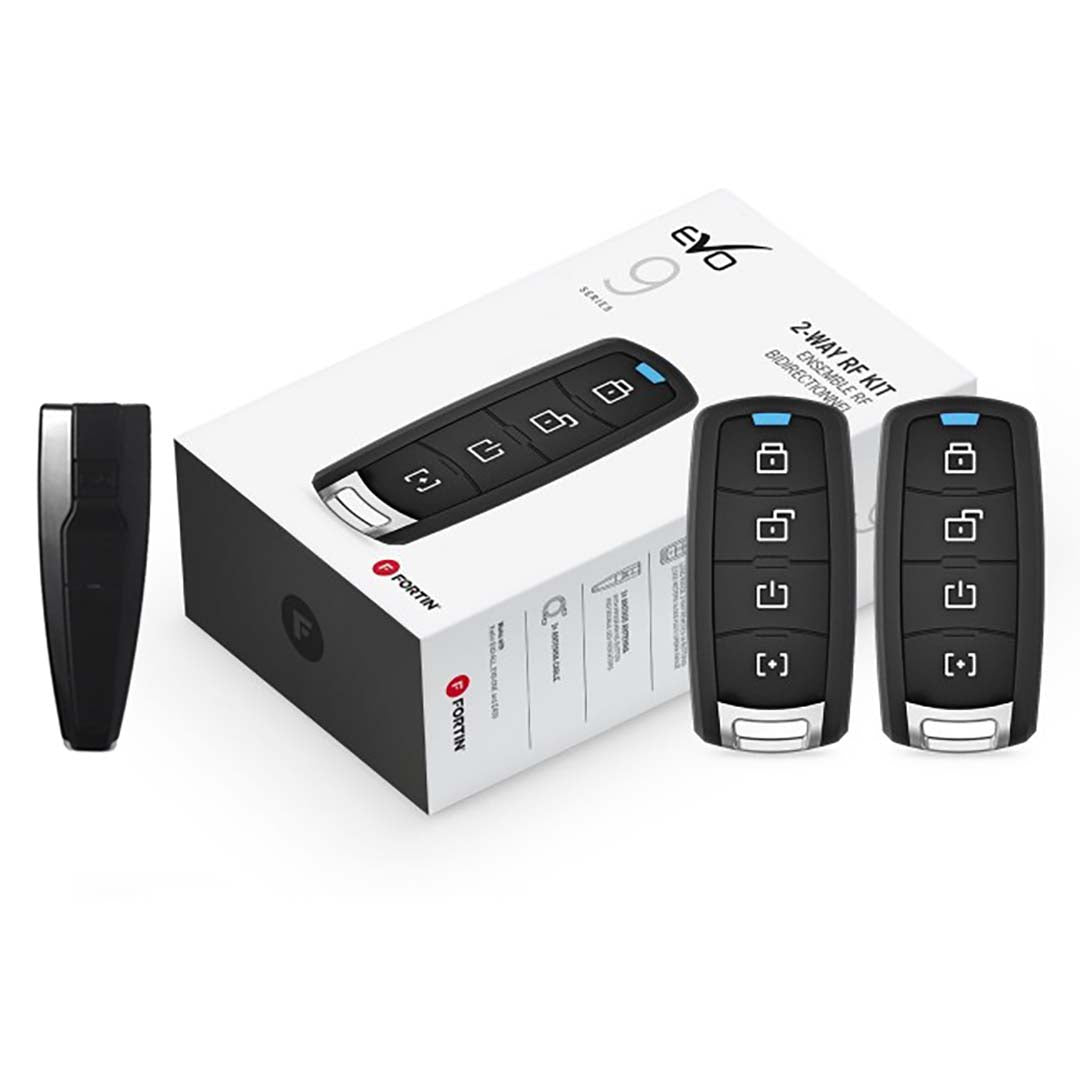 Fortin RFK942 2-Way RF Kit 6000 FT Range, (2) 4-Button LED Remotes