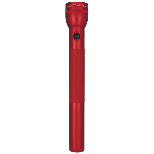 MAGLITE S4D036 Xenon 4-Cell D Flashlight, Red