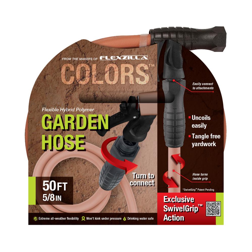 Flexzilla HFZC550TCS Colors Swivelgrip Garden Hose