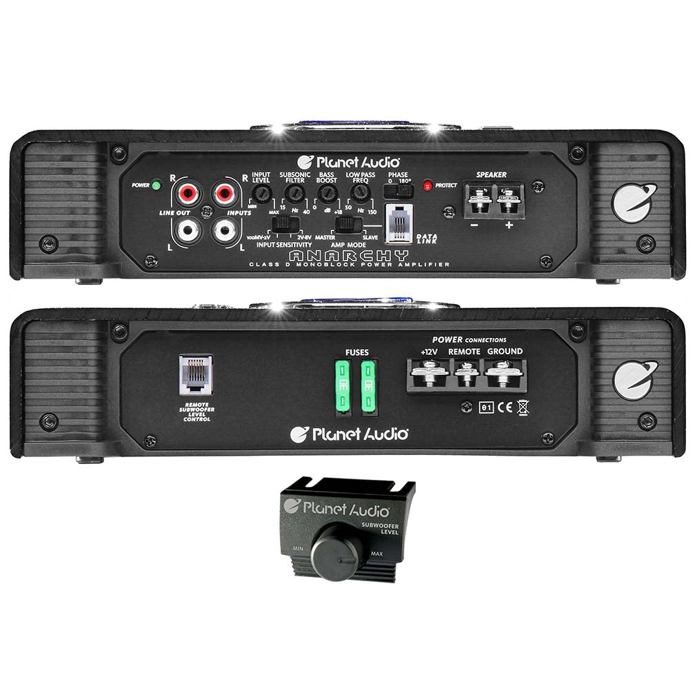 Planet Audio AC30001D Monoblock Amplifier, 3000W MAX