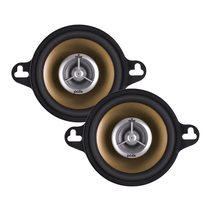 Polk Audio DB351 3.5-Inch Coaxial Speakers (Pair, Black)