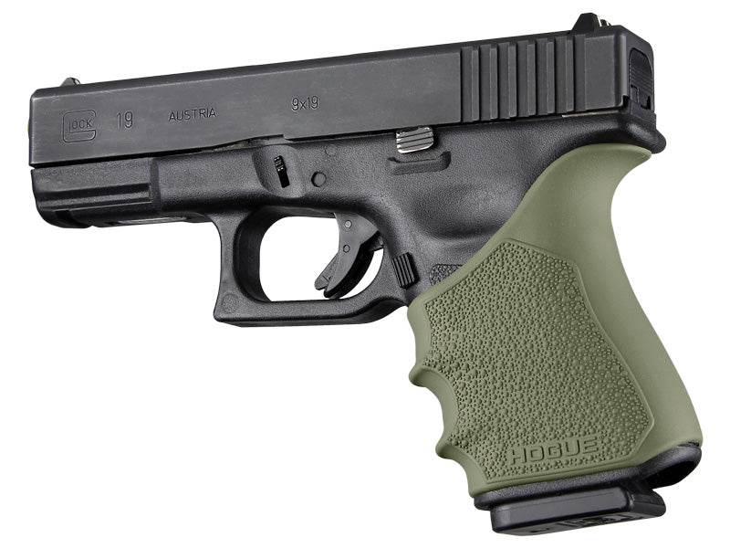 Hogue 17041 Handall Beavertail Grip Sleeve Glock 19 23 32 38 Gen 3-4 Od Green