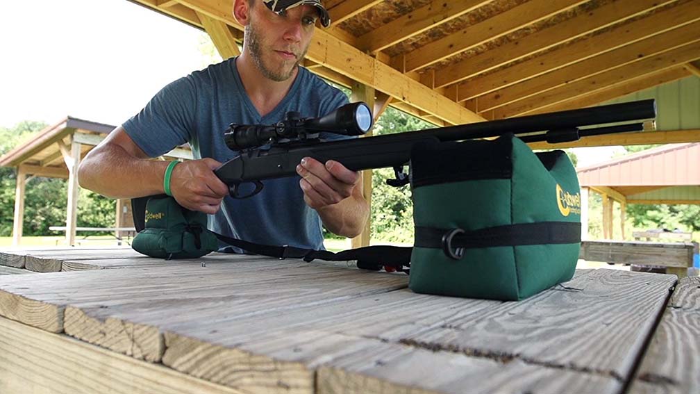 Caldwell DeadShot Boxed Combo Front & Rear Bag Unfilled