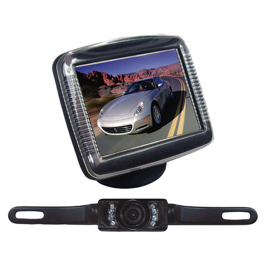 Pyle PLCM36 3.5" Stand Monitor Rear View camera