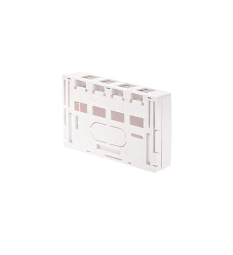 Icc IC108SB4WH Surface Mount Box, Elite, 4-port, White
