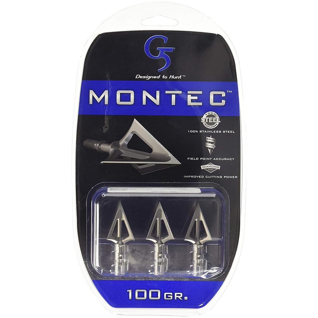 G5 Outdoors 112 Montec Broadhead 3 pack 100 grain