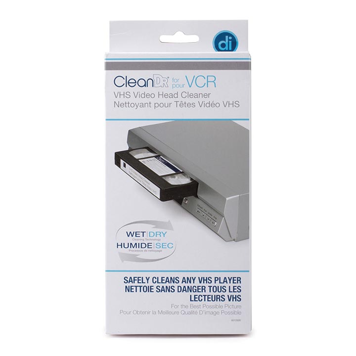 CleanDr 6012800 VHS Video Head Cleaner Dry Technology  No Fluid Required