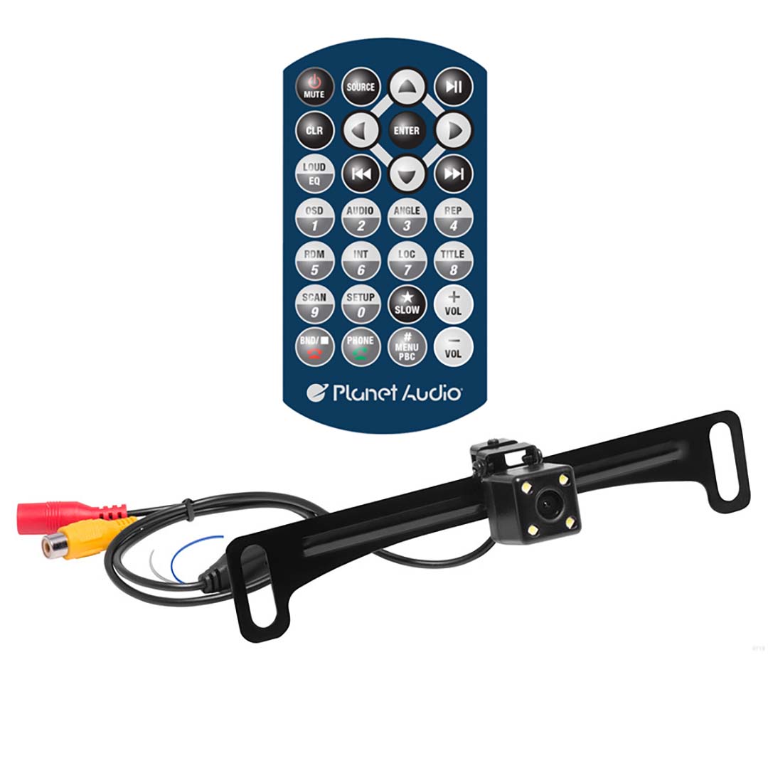 Planet Audio P695MBRC 6.95" 2DIN Fixed Touchscreen Receiver w/Back-up Camera