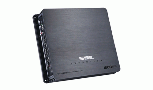 SOUND STORM EV2.1200 EVOLUTION 1200-Watt Full Range, Class A/B 2 to 8 Ohm Stable 2 Channel Amplifier with Remote Subwoofer Level Control
