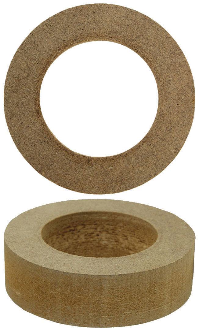 1 Pair 15" MDF Speaker Ring Woofer Speaker Mounting Spacer rings for Fiberglass