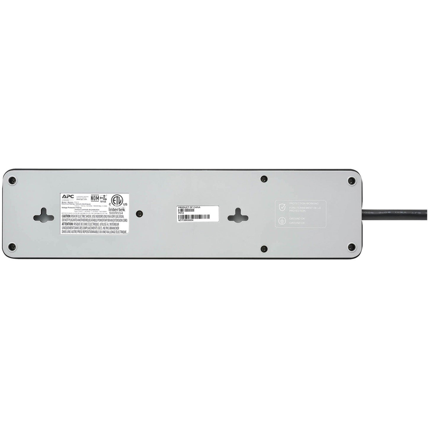 APC PH12 12-Outlet SurgeArrest® Home/Office Series Surge Protector, 6ft Cord