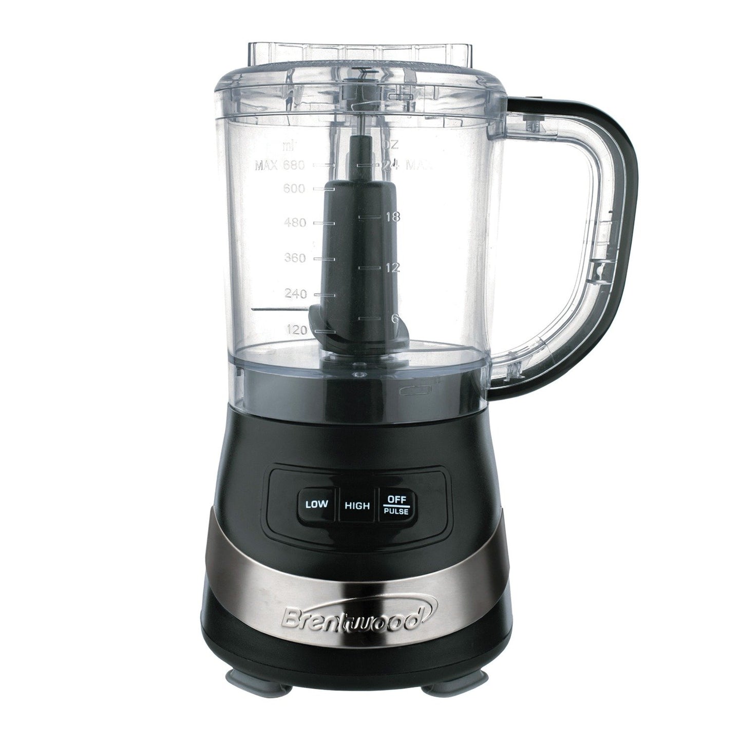 Brentwood Appl. FP-549BK 3-Cup Food Processor (Black)