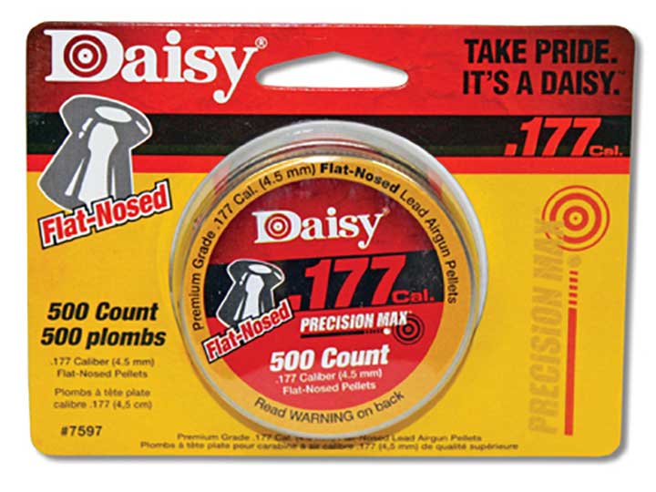 Daisy 987597446 .177 Cal. Flat-nose Pellets 500 ct