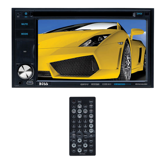 BOSS Audio BV9362BI Double Din, Touchscreen, Bluetooth, DVD/CD/MP3/USB/SD AM/FM Car Stereo, 6.2 Inch Digital LCD Monitor, Wireless Remote