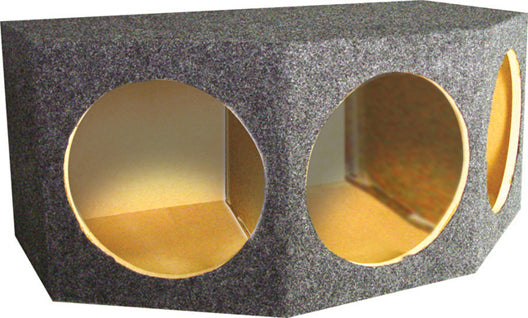 Q Power B123H 12" 3 Hole Car Subwoofer Box