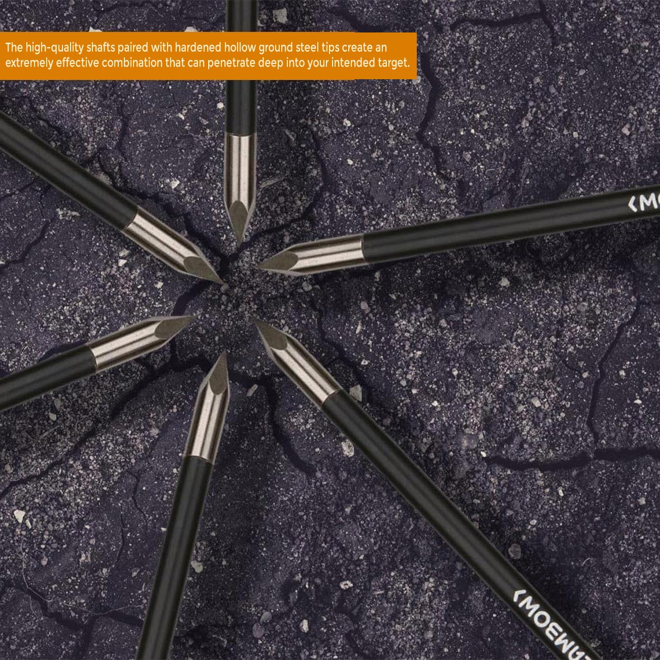 Steambow AR Series Aluminum Bodkin arrows Set of 6 pcs 0000401