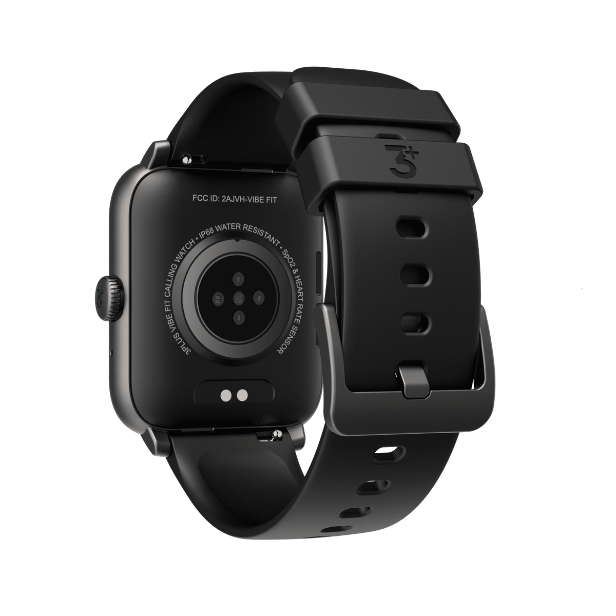 3Plus 3PL-VIBEFIT-BK Vibe Fit Smartwatch with Bluetooth Calling
