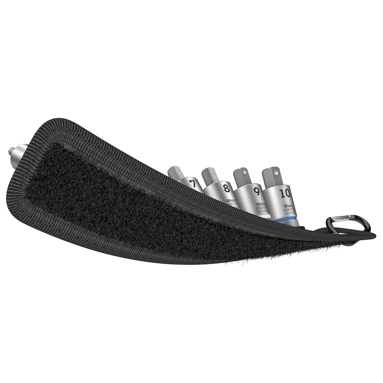 Wera Metric Hex-Plus Bit Socket Set with Hold Function 3/8" Drive (8 pieces)