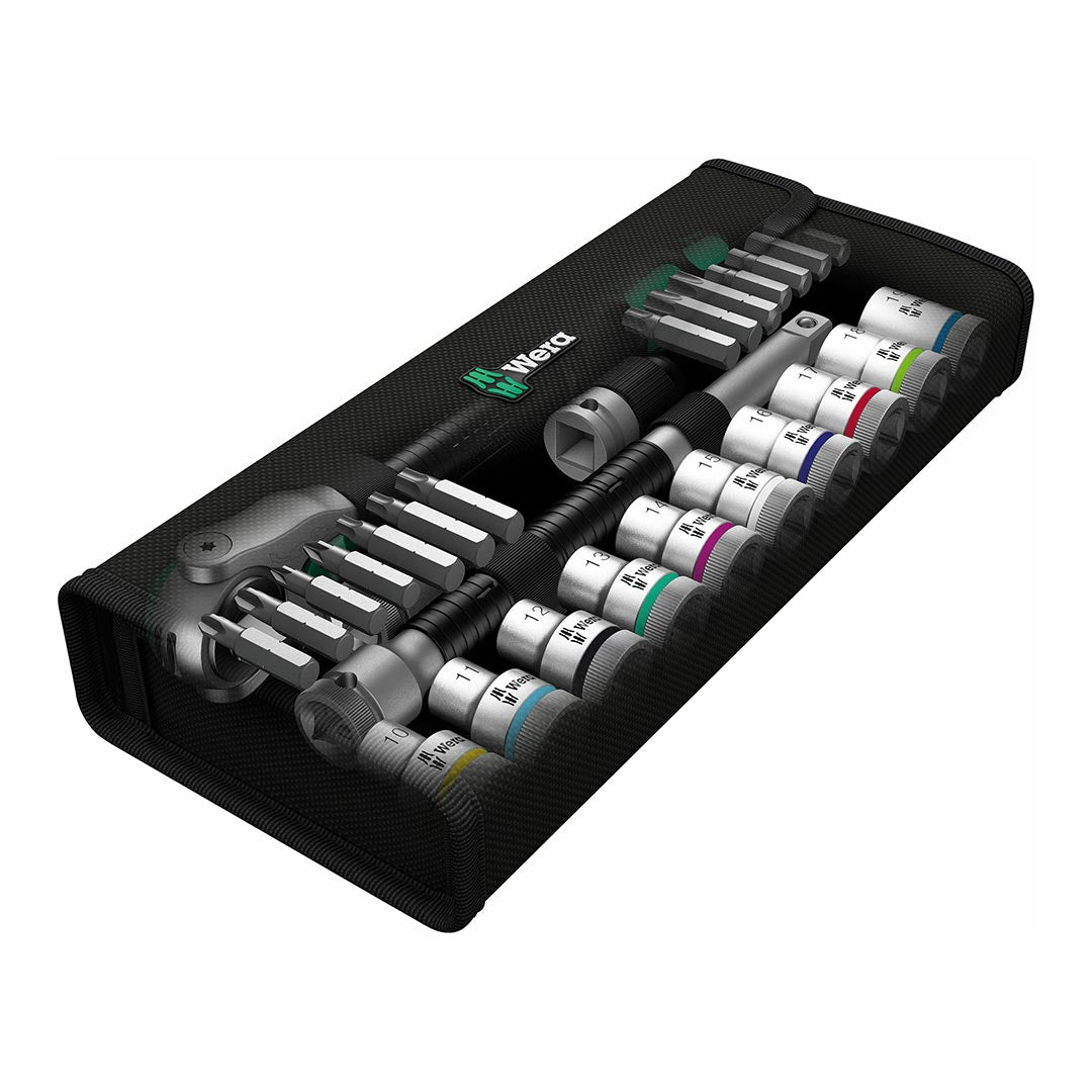 Wera 05004076001 Metric 1/2” Drive Speed Ratchet Set (29-Piece Set)