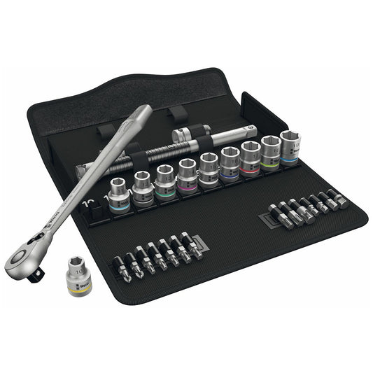 Wera 05004078001 Metric 1/2” Drive Ratchet Set (28-Piece Set)